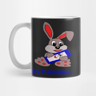 Rabbit  with mobile  my preciousss  1 Mug